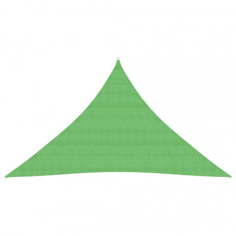 Voile d'ombrage 160 g/m² vert clair 3x3x4,2 m pehd