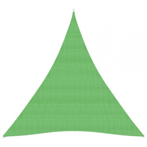 Voile d'ombrage 160 g/m² vert clair 3x4x4 m pehd