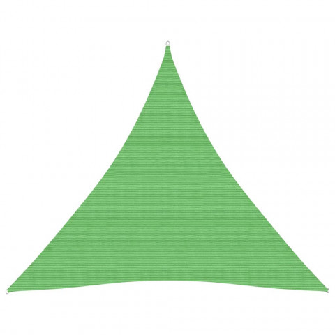 Voile d'ombrage 160 g/m² vert clair 5x5x5 m pehd