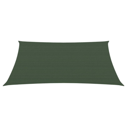 Voile d'ombrage 160 g/m² vert foncé 3/4x3 m pehd