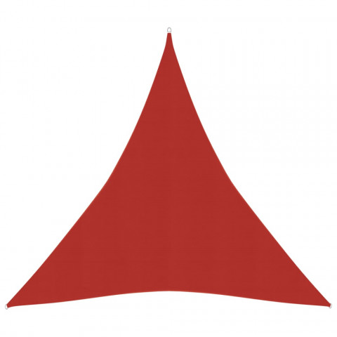 Voile d'ombrage 160 g/m² rouge 5x6x6 m pehd