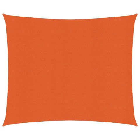 Voile d'ombrage 160 g/m² orange 3,6x3,6 m pehd