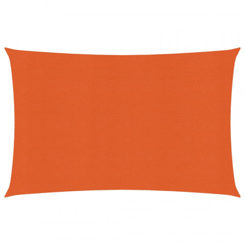 Voile d'ombrage 160 g/m² orange 3,5x4,5 m pehd