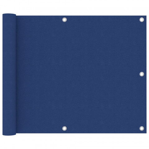 Écran de balcon bleu 75x400 cm tissu oxford