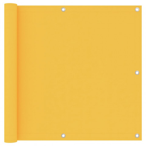 Écran de balcon jaune 90x600 cm tissu oxford