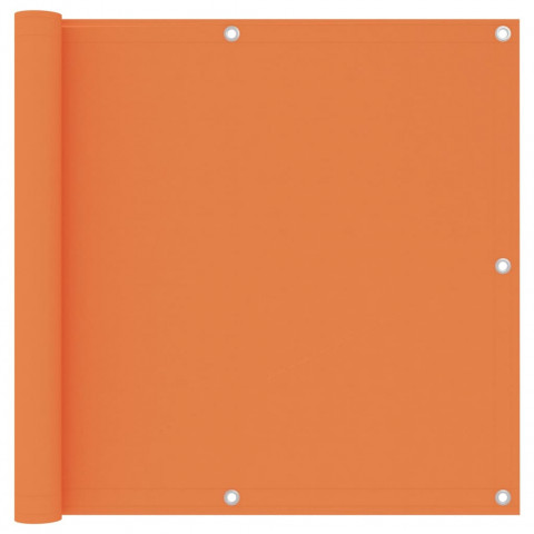 Écran de balcon orange 90x400 cm tissu oxford