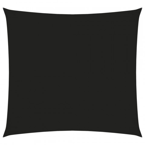 Voile de parasol tissu oxford carré 4x4 m noir