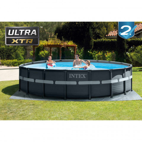 Piscine à cadre ultra xtr pompe de filtration à sable 549x132cm