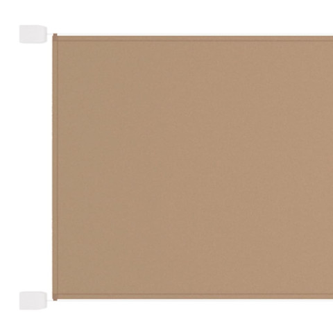 Auvent vertical taupe 60x600 cm tissu oxford helloshop26 02_0007651