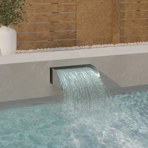 Cascade avec led 45x34x14 cm acier inoxydable 304