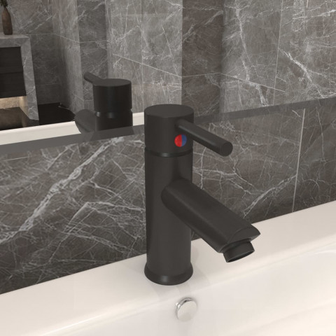 Robinet de lavabo de salle de bain gris 130x176 mm