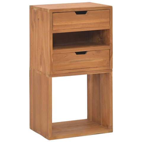 Armoire de rangement 40x30x76 cm bois de teck massif