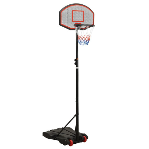 Support de basket-ball noir 216-250 cm polyéthylène