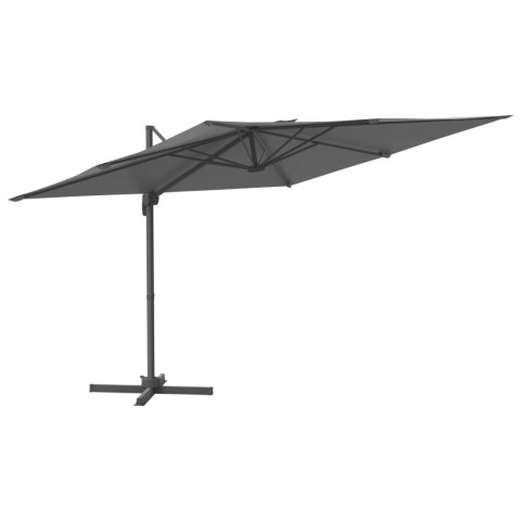 Parasol de jardin cantilever à led 400 x 300 cm - Couleur au choix