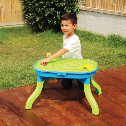 Table à sable et à eau 3 en 1 pour enfants 67,5x52x38 cm pp