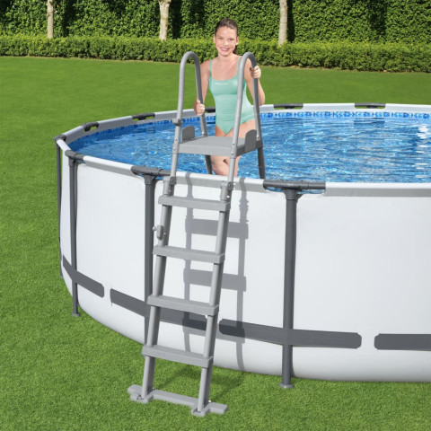 Échelle de piscine de sécurité à 4 marches flowclear 132 cm