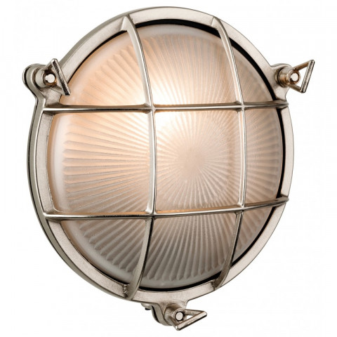 Applique nautic, rond, nickel