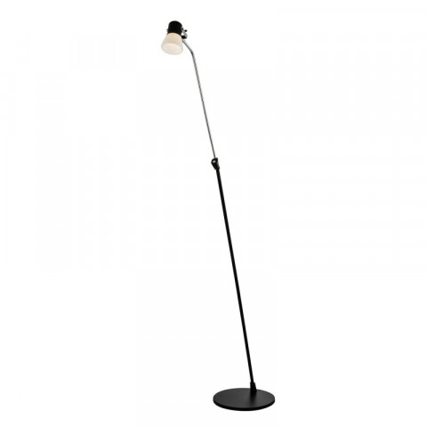 Lampadaire whiteall, noir et verre