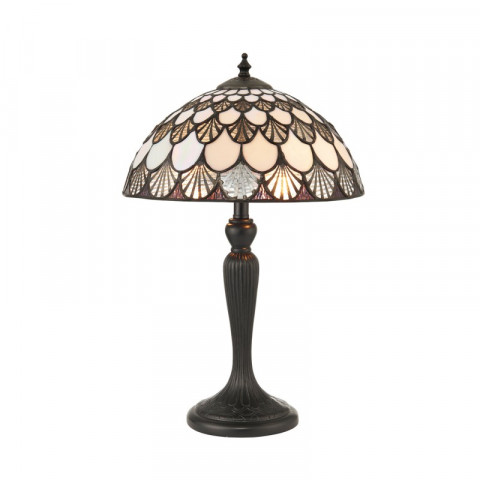 Petite lampe 2 ampoules missori, verre et résine