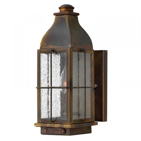 Applique bingham, laiton et verre, petite