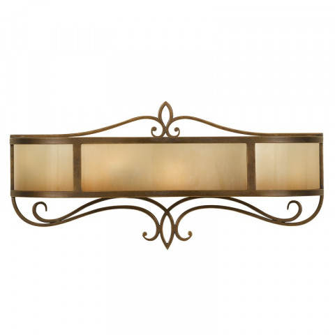 Applique justine, bronze et verre