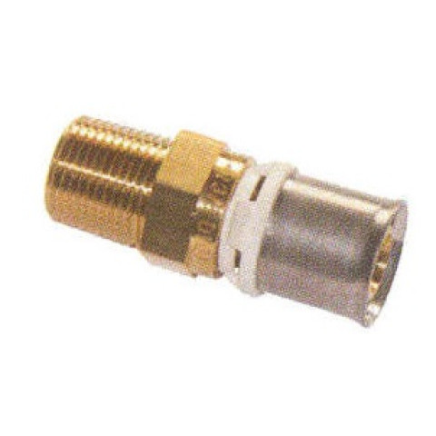 Raccord mâle fixe pour tube multicouches - diamètre : 20 - 3/4"