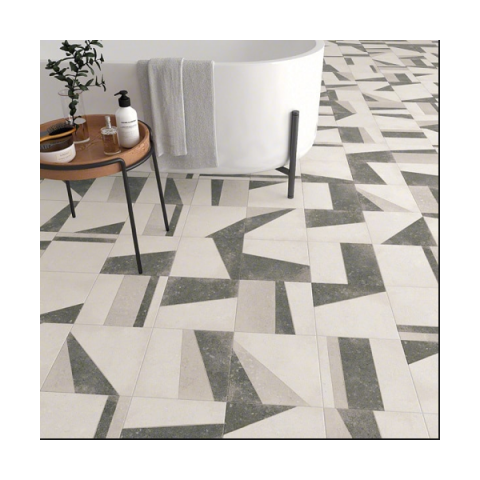 osaka blanco nassau patchwork carrelage aspect carreaux de ciment 20 x 20 cm distriartisan