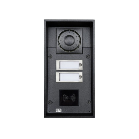 Interphone vidéo ip force 2 boutons lecteur rfid - 9151102rw