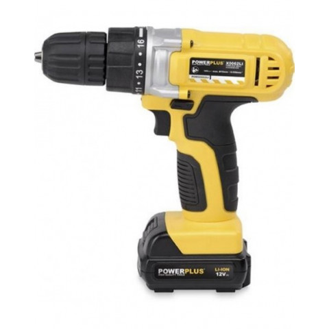 Powerplus perceuse sans fil 12v li-ion + batterie - powx0062li