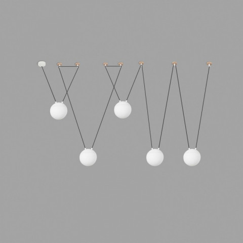 Suspension blanche mine 5 ampoules