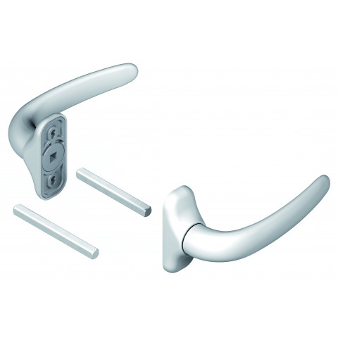 bequille double de porte 6473 dani CROISEE DS (LA) 6473 036