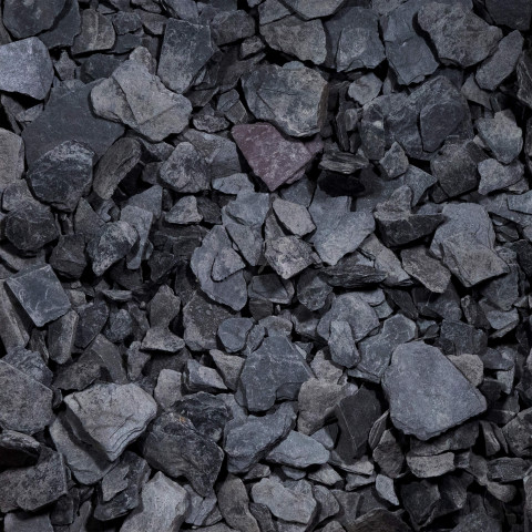 Paillage naturel pétales ardoise noire 30-90 mm - pack de 6,25m² (1 big bag de 500kg)