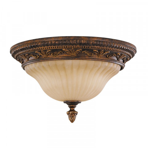 Plafonnier sonoma valley, couleur écaille de tortue, 2 ampoules