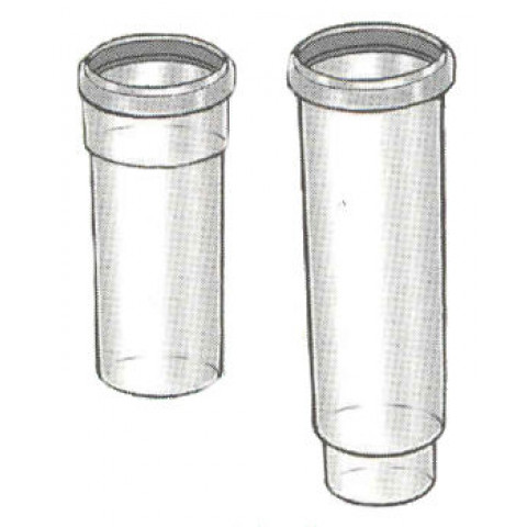 Conduit de fumée PPTL Ø 80 CHEMILUX - Longueur : 2000 mm
