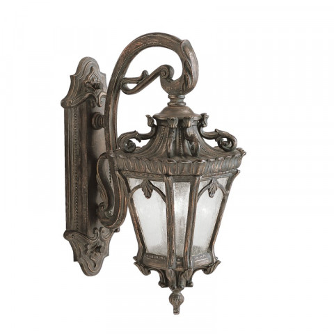 Applique tournai, fonte d'aluminium et verre, grande