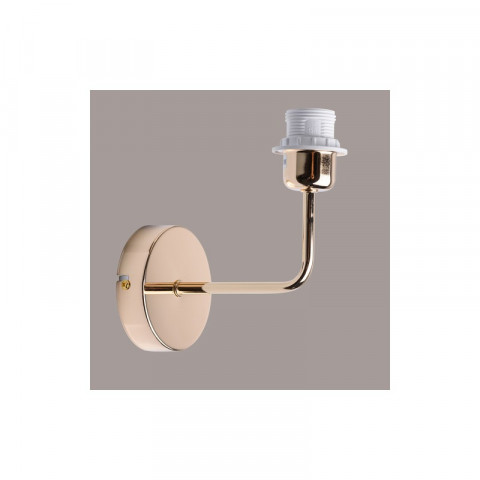 Applique murale dorée megapolis 1 ampoule 16 cm