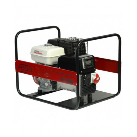 Fogo groupe electrogène essence triphasé 4500w -  fh 5000 e