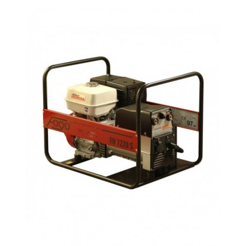 Fogo groupe electrogène essence triphasé 5200w poste à souder intégré  - fh 7220 s