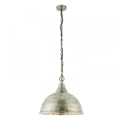 Suspension nesta, aluminium effet argent ancien