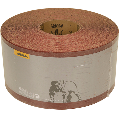 Bande abrasive papier long Avomax MIRKA ABRASIFS - 150 x 2640 mm - grain 120 - 374CG00112KF               