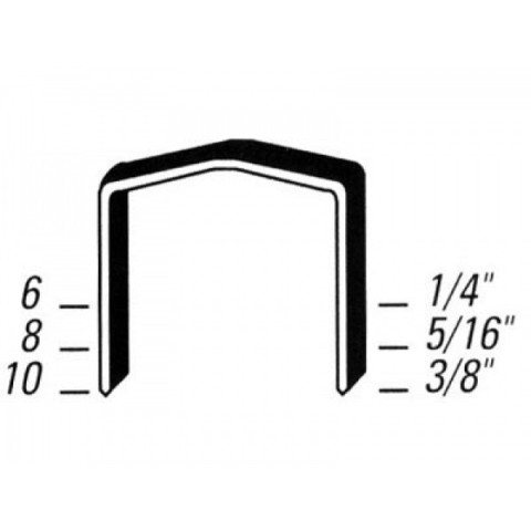 Agrafe STCR - H. 14 mm - BOSTITICH - Boîte de 5000 - STCR501914