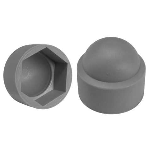 Boîte de 100 caches écrous hexagonaux gris Ø 12mm ACTON - 8560212          