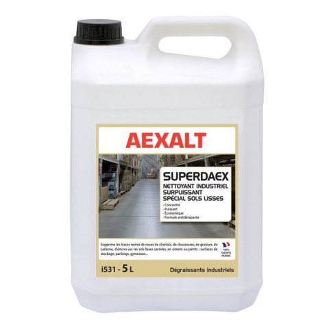 Nettoyant industriel surpuissant spécial sols lisses 5 l - superdaex