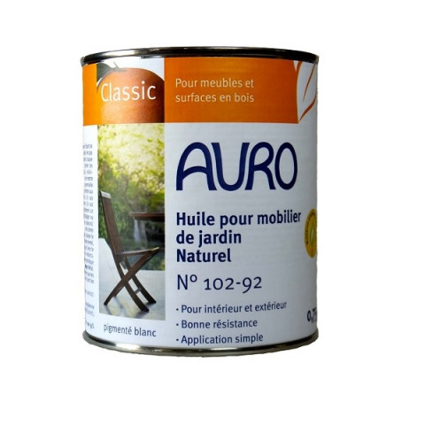 Huile pour mobilier de jardin (nature) 0,75l - n° 102-92