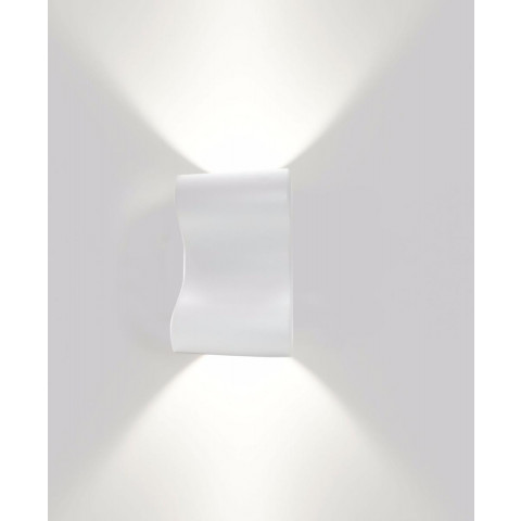 Applique murale led b21 10w ip44 blanc - couleur eclairage : blanc neutre 4000k - 5500k