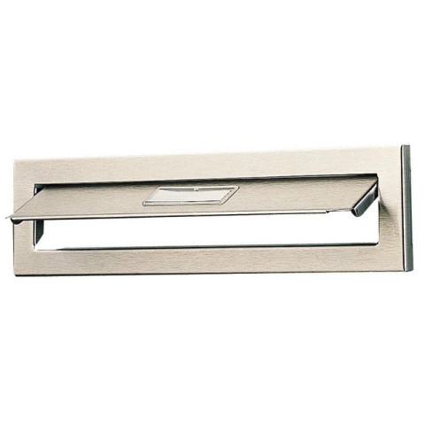 Entrée de boîte à lettre inox n°2 DECAYEUX - 230 x 30 mm - 161238