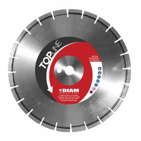 Disque diamant coupe beton frais