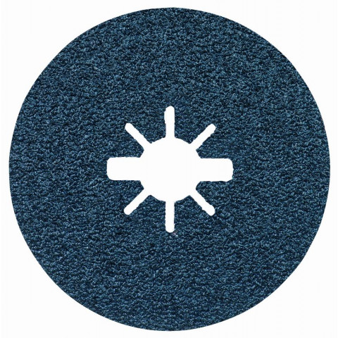 Disques abrasifs en fibre BOSCH Best for Metal X-LOCK - Grain 80 - Ø 125 mm - 2608619162