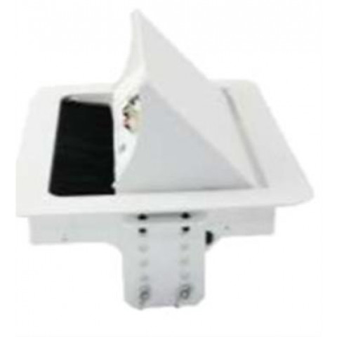 Boitier encastrable pour 4 plastrons 45x45 - blanc