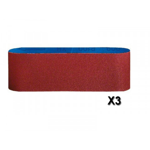 Lot de 3 Bandes abrasives Best for Wood 100x533mm Gr 40 BOSCH 2608606102